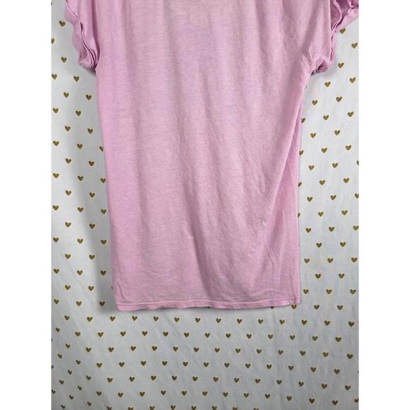 Victorias secret pink Bling Sequined logo tee shirt medium - Picture 6 of 7
